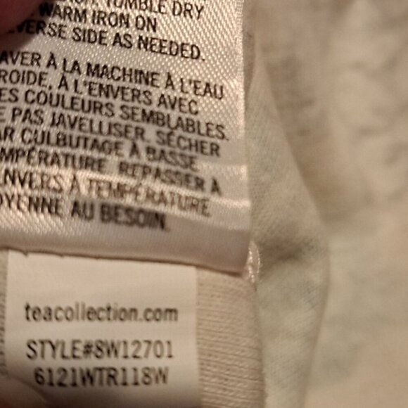 Tea Collection girls size 12 long sleeve pajama top only, NWT - Picture 5 of 5